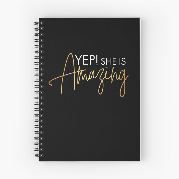 Item preview, Yep She Is Amazing, Inspiring Appreciation Quotes designed and sold by OnPurposeMarket.