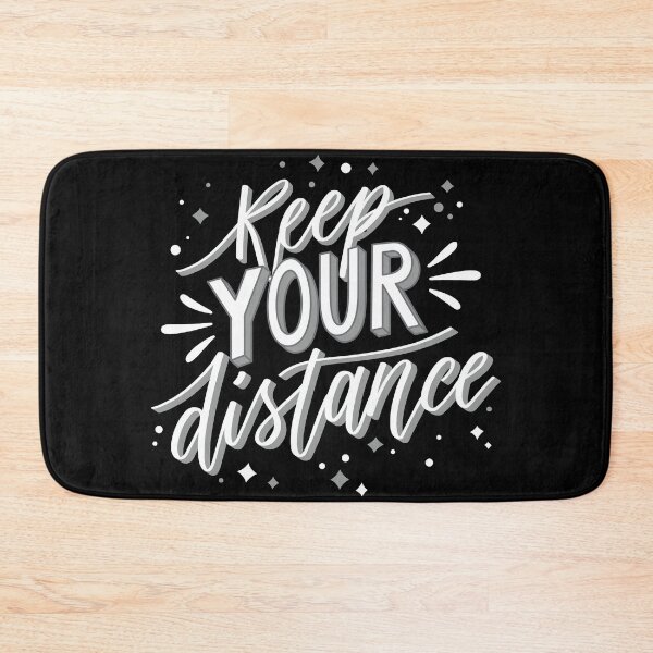 Item preview, Keep Your Distance White designed and sold by Creativenetic.