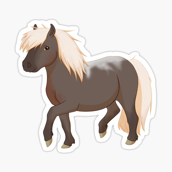 Aperçu de l'œuvre Poney Silver Bay créée et vendue par protecandrespec.