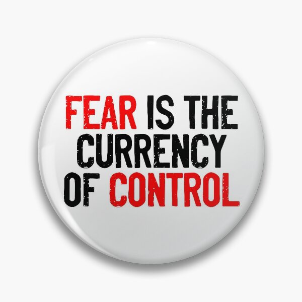 Item preview, Fear Is The Currency Of Control Quote designed and sold by Sour Soul.