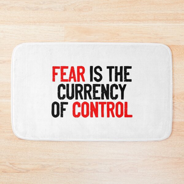 Item preview, Fear Is The Currency Of Control Quote designed and sold by Sour Soul.