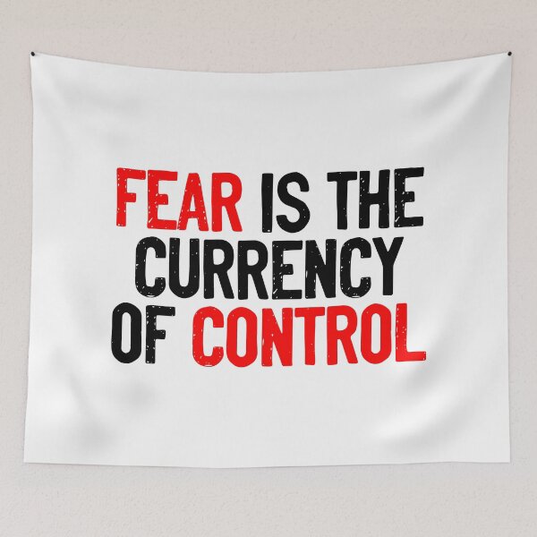Item preview, Fear Is The Currency Of Control Quote designed and sold by Sour Soul.