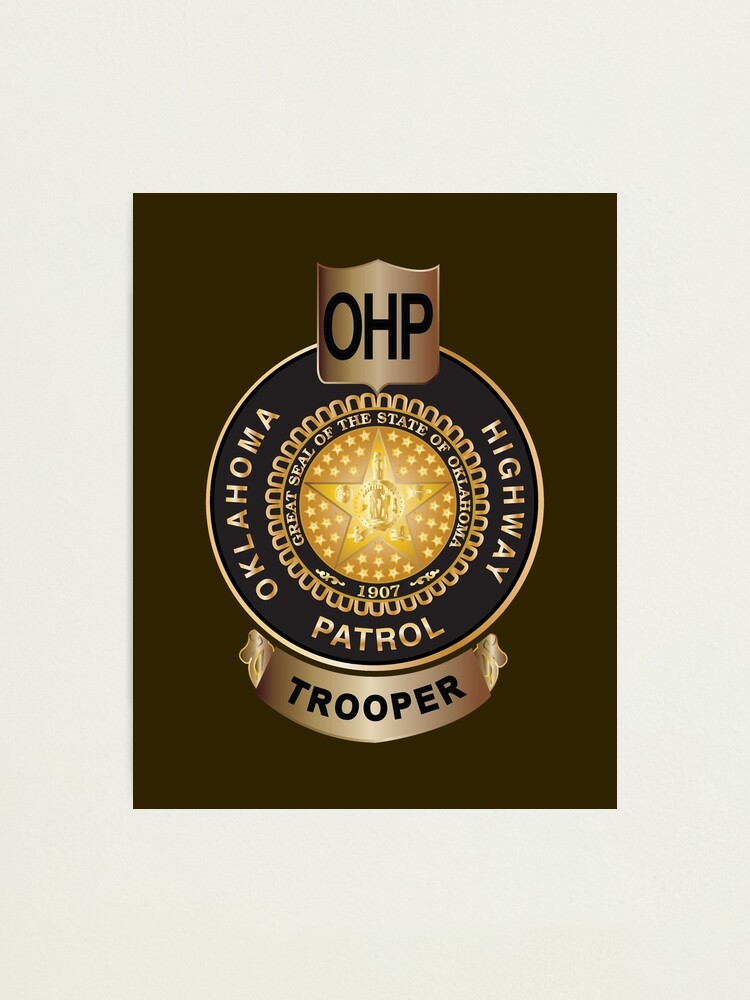 4 Inch Non-Reflective Wyoming Highway Patrol State Police Logo Sticker Decal - Foto 11