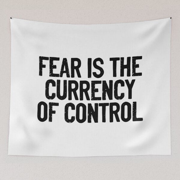 Item preview, Fear Is The Currency Of Control Tyranny designed and sold by Sour Soul.