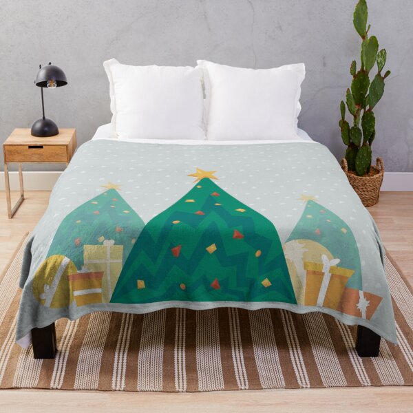 Item preview, Christmas Trees and presents illustration designed and sold by kallyfactory.