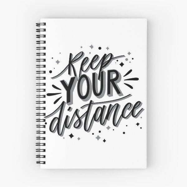 Item preview, Keep Your Distance Black designed and sold by Creativenetic.
