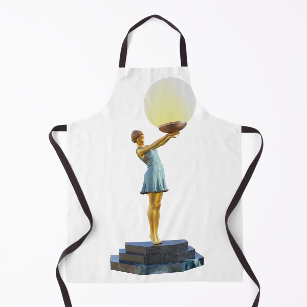 Item preview, Art Deco Female Statuette Lampstand designed and sold by boehmgraphics.