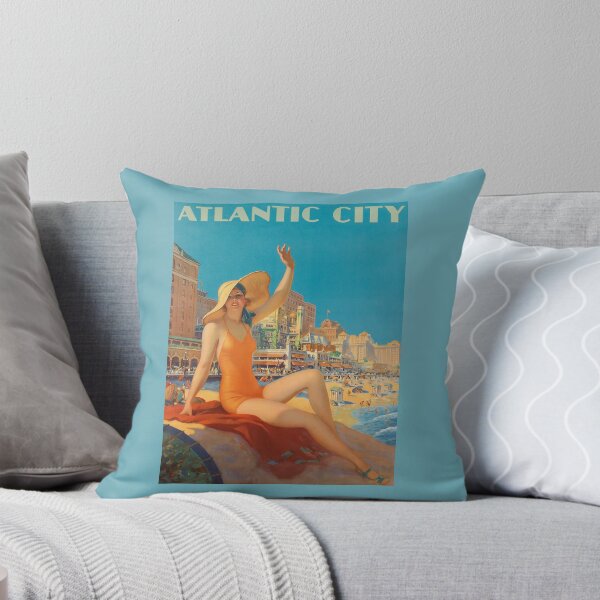 Artikelvorschau, Vintage Atlantic City New Jersey Reiseplakat entworfen und verkauft von Slydell1.