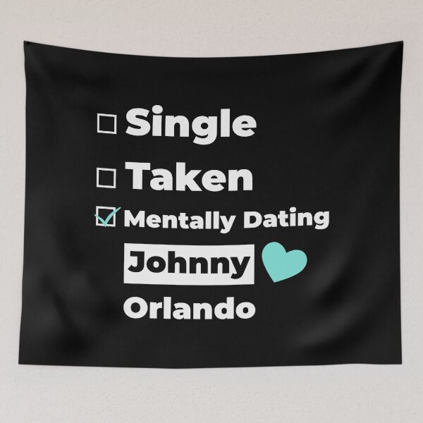 Item preview, Mentally Dating Johnny Orlando new trending cute heart check box pattern design 2020 merch designed and sold by TeenLake.