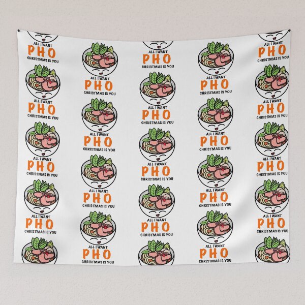 Item preview, All I Want Pho Christmas is You  | Christmas Gift for Foodies, Food Lovers and Pho Lovers designed and sold by cookingwithten.