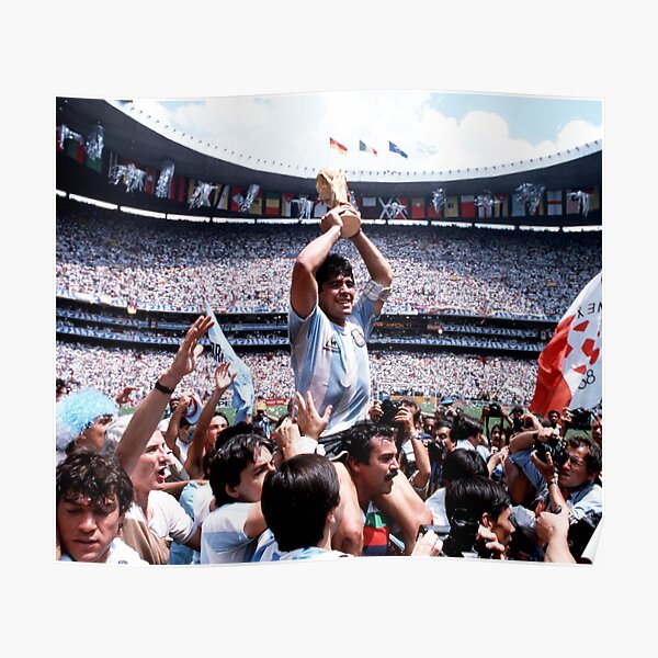 Repose en paix Diego Maradona Poster