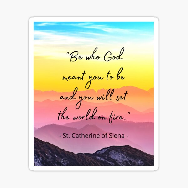 Item preview, St. Catherine on Self-Actualization designed and sold by yctO.