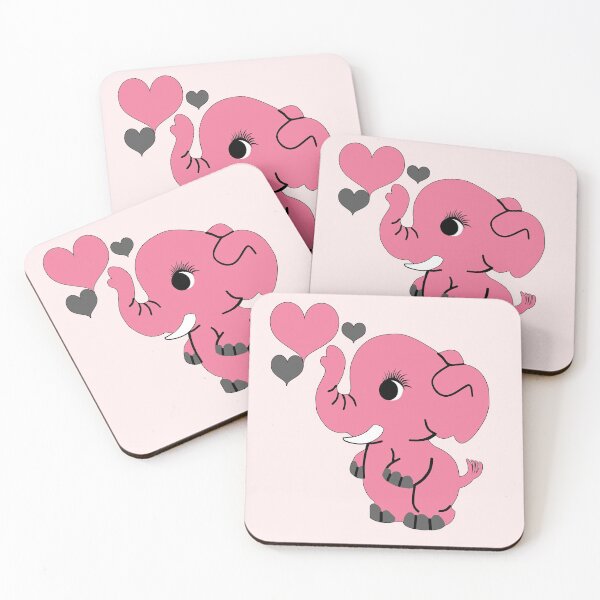 Item preview, Cute Pink Baby Elephant designed and sold by Trace1234.
