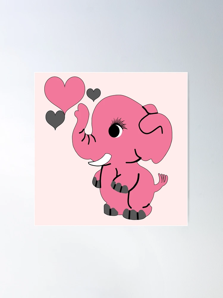 Quoi de plus mignon qu'un bébé éléphant… rose?