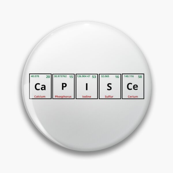 Item preview, Italian Periodic Slogan - Capisce Periodic Elements designed and sold by molamode.