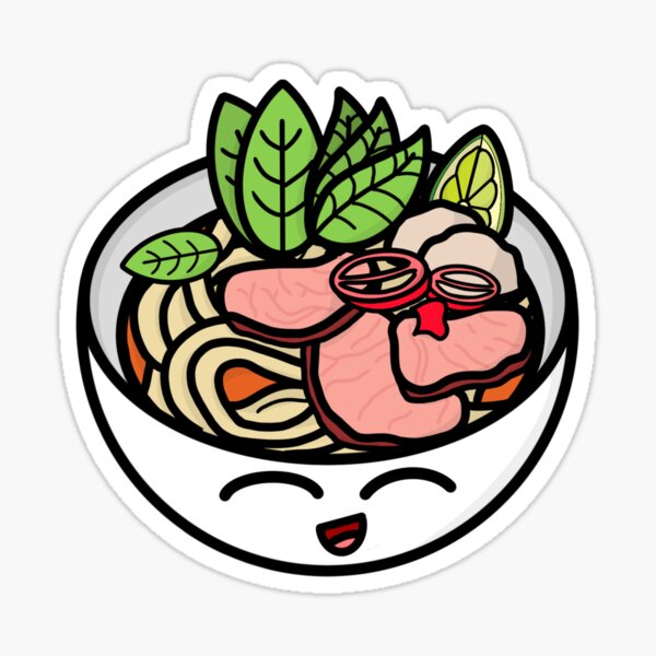 Cute Cartoon Pho | Gift for Foodies and Food Lovers