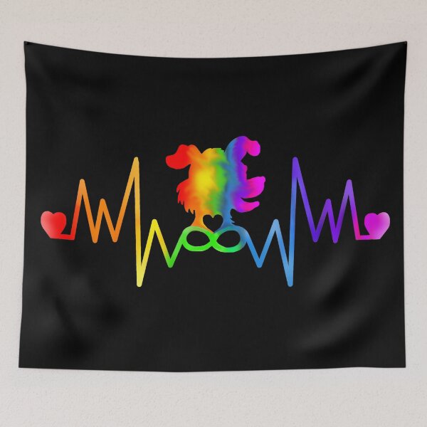 Item preview, Rainbow Bridge Dog Infinity Heartbeat  designed and sold by Deborah Camp.