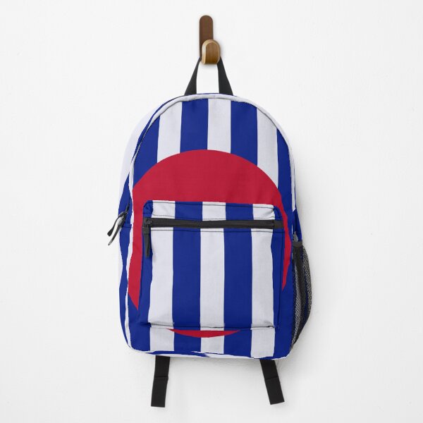 Item preview, nautic shapes blue and red abstract composition designed and sold by tintacarmesim.