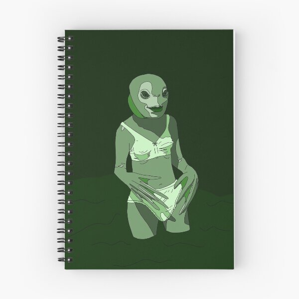Item preview, green colorblock swamp monster girl designed and sold by Sydney t.