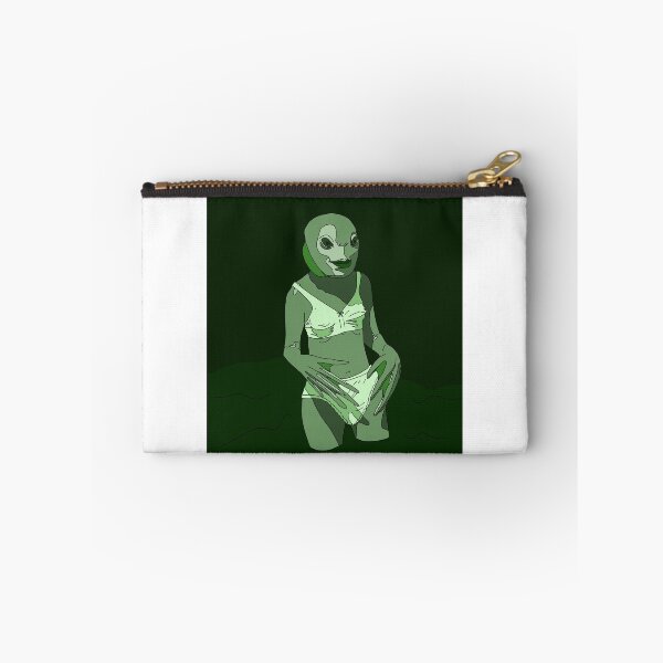 Item preview, green colorblock swamp monster girl designed and sold by Sydney t.
