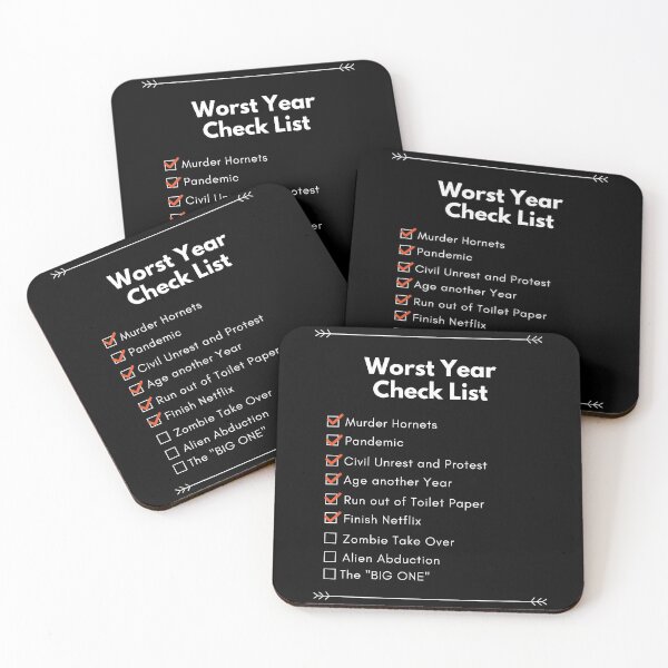 Item preview, Worst Year Check List 2020  designed and sold by Six Deers.