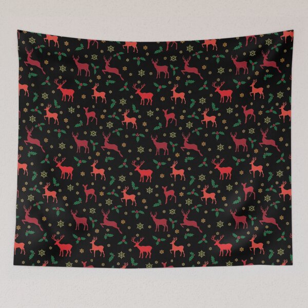 Item preview, Winter Mistletoe Decorative Snowflakes Reindeer Pattern for Xmas  designed and sold by Xeuno.