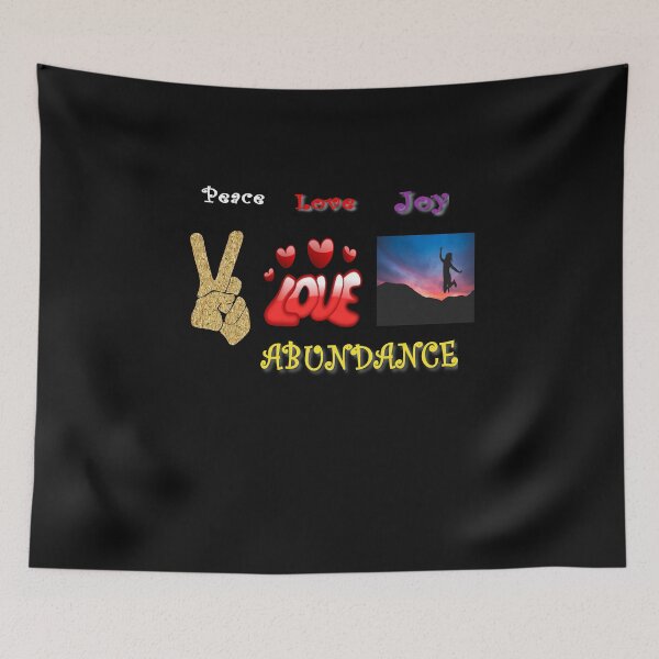 Item preview, Peace Love Joy Abundance designed and sold by PCUsher.