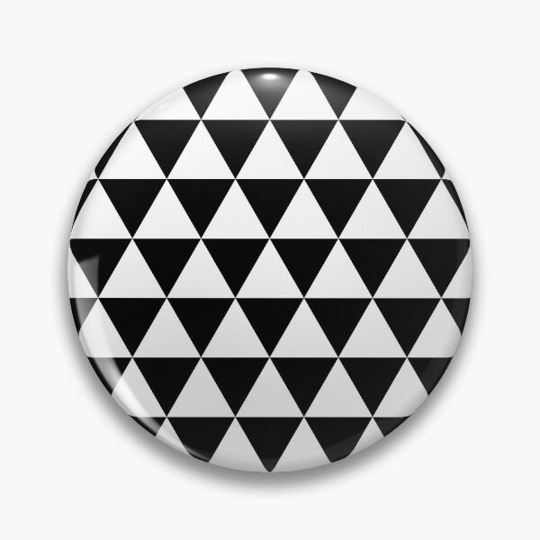 Item preview, Japanese Uroko Geometric Triangle Pattern black and white designed and sold by FuugoShop.
