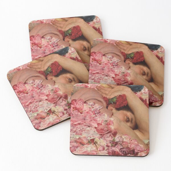 Item preview, THE ROSES OF HELIOGABALUS (detail) - LAWRENCE ALMA-TADEMA designed and sold by arthistoryfever.