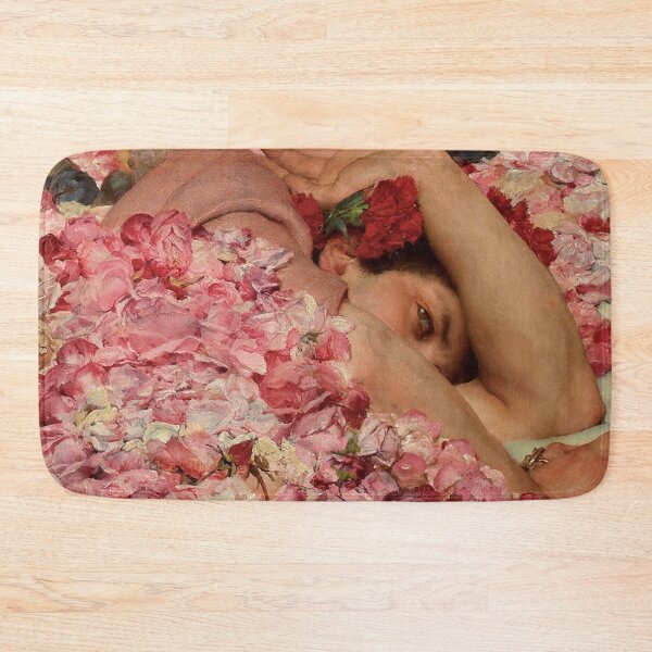 Item preview, THE ROSES OF HELIOGABALUS (detail) - LAWRENCE ALMA-TADEMA designed and sold by arthistoryfever.