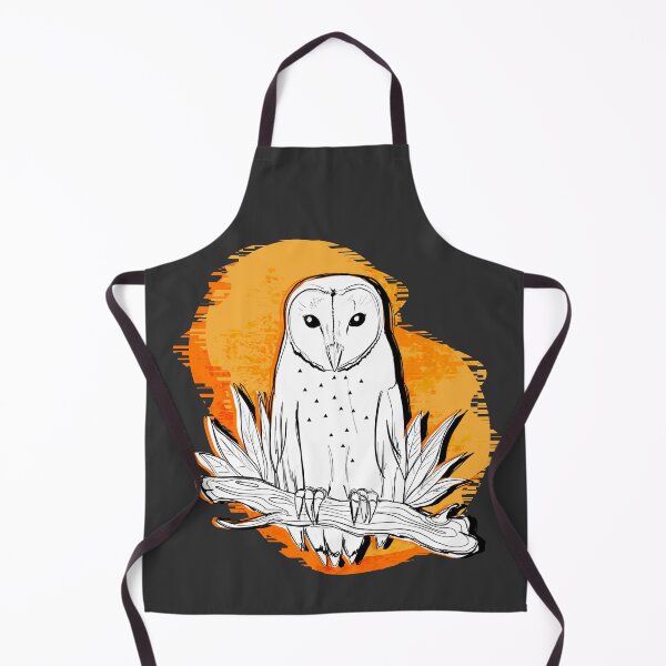 Item preview, Creature of the Night - Barn Owl with Orange Background designed and sold by KimVanG.