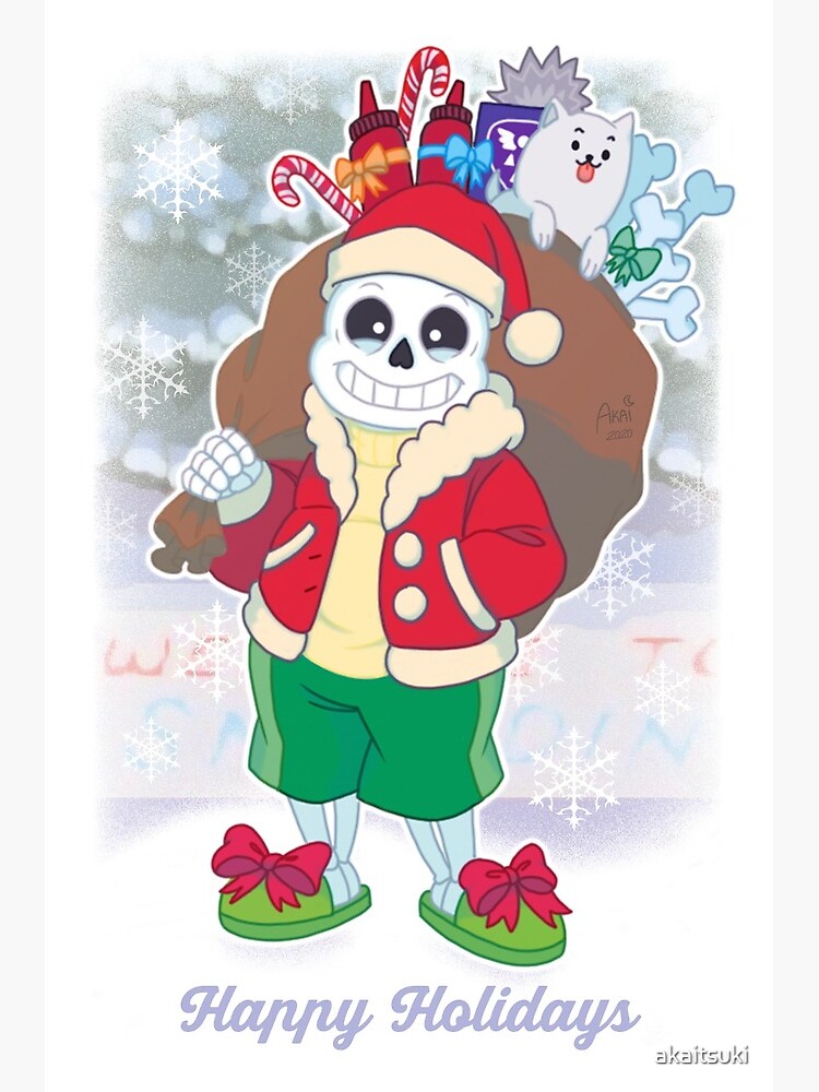 Undertale Sans! Vector Greeting Card for Sale by Hansbald