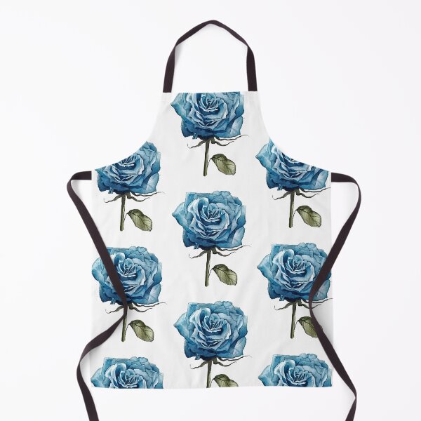 Item preview, Full Blue Rose Watercolor Illustration designed and sold by epeyotte.