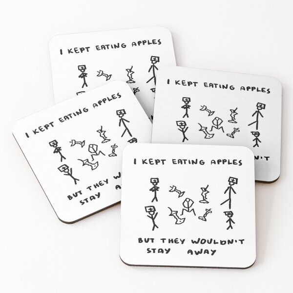 Item preview, I Kept Eating Apples But They Wouldn't Stay Away designed and sold by 4naans.