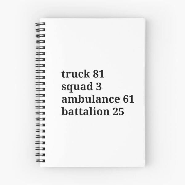 Item preview, Chicago Fire truck 81, squad 3, ambulance 61, battalion 25 designed and sold by AaPink.