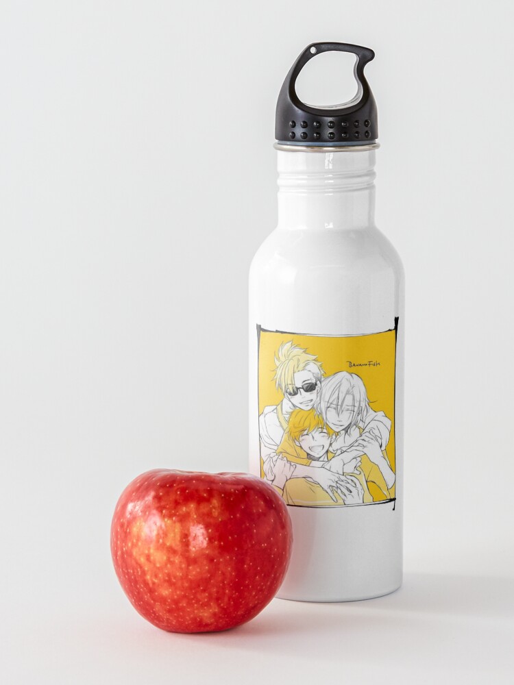Alternate view of banana fish trio Water Bottle