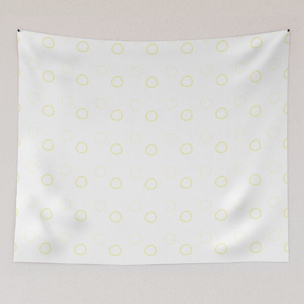 Item preview, wonky circles, yellow designed and sold by Meg M Studio.