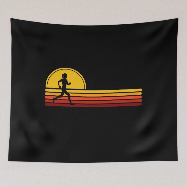 Item preview, Woman Runner - Yellow Sunset designed and sold by HeatherPore.