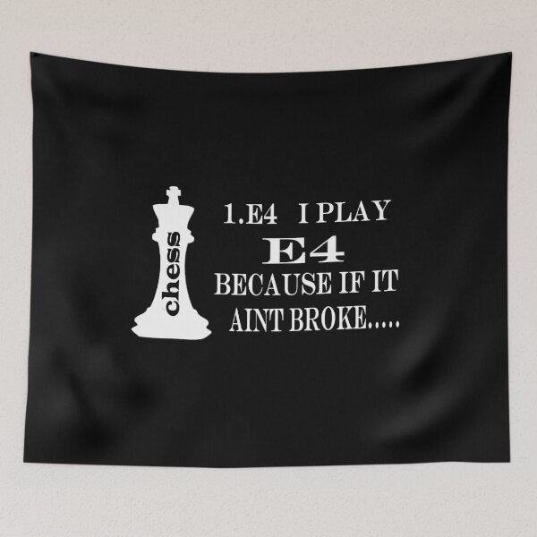 Item preview, CHESS I PLAY E4 designed and sold by onemoormove.
