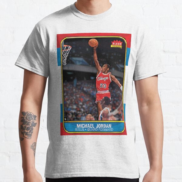 MJ rookie basketball card remade with over 1,800 triangles Classic T-Shirt