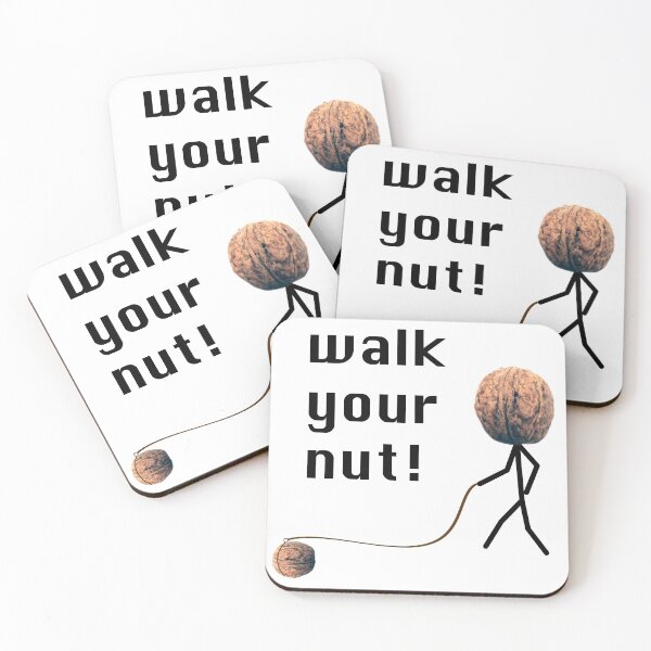 Item preview, Walk your nut! designed and sold by PabloPKasso.