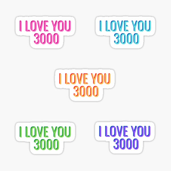 Free Free 173 We Love You 3000 Svg SVG PNG EPS DXF File
