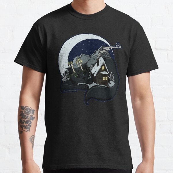 Yule Cat Jólakötturinn by The Zombified Classic T-Shirt