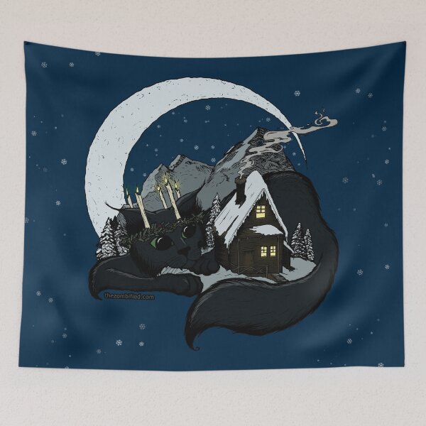Item preview, Yule Cat Jólakötturinn by The Zombified designed and sold by thezombified.