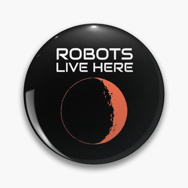 Item preview, City On Mars Robots Live Here designed and sold by OldCamp.