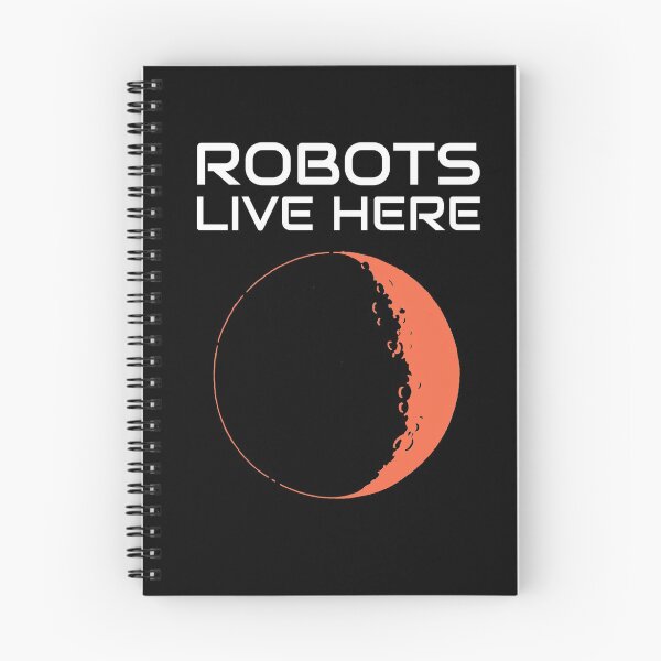 Item preview, City On Mars Robots Live Here designed and sold by OldCamp.