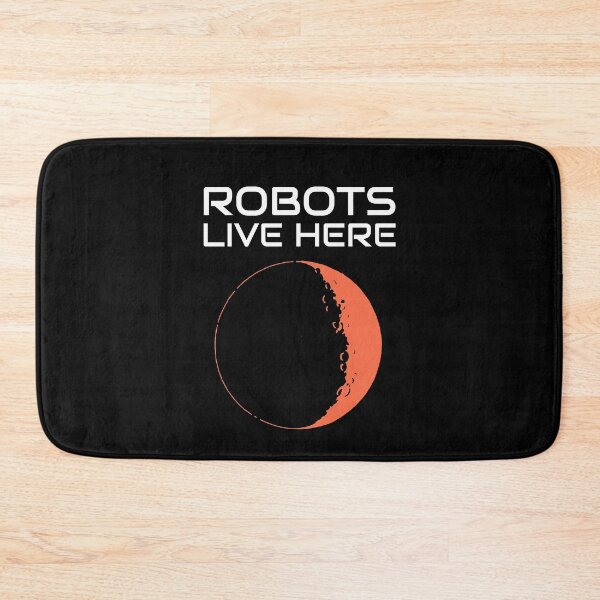 Item preview, City On Mars Robots Live Here designed and sold by OldCamp.
