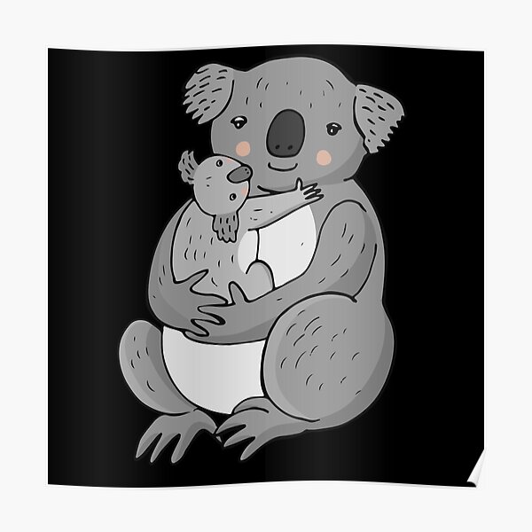 Posters Familia Koala Redbubble