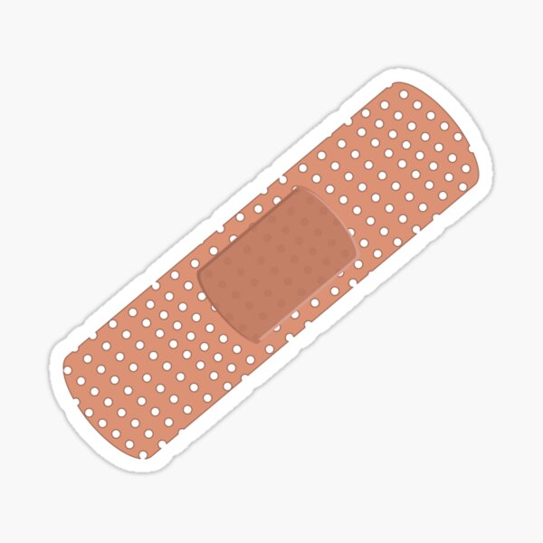 "BANDAGE" Sticker for Sale by IMPACTEES Redbubble