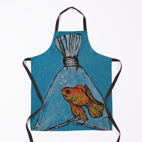 Item preview, goldfish acrylic painting designed and sold by tintacarmesim.